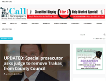 Tablet Screenshot of callnewspapers.com